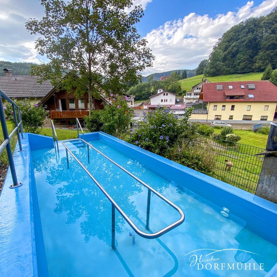 Отель Hirschen-Dorfmuehle Biederbach Экстерьер фото