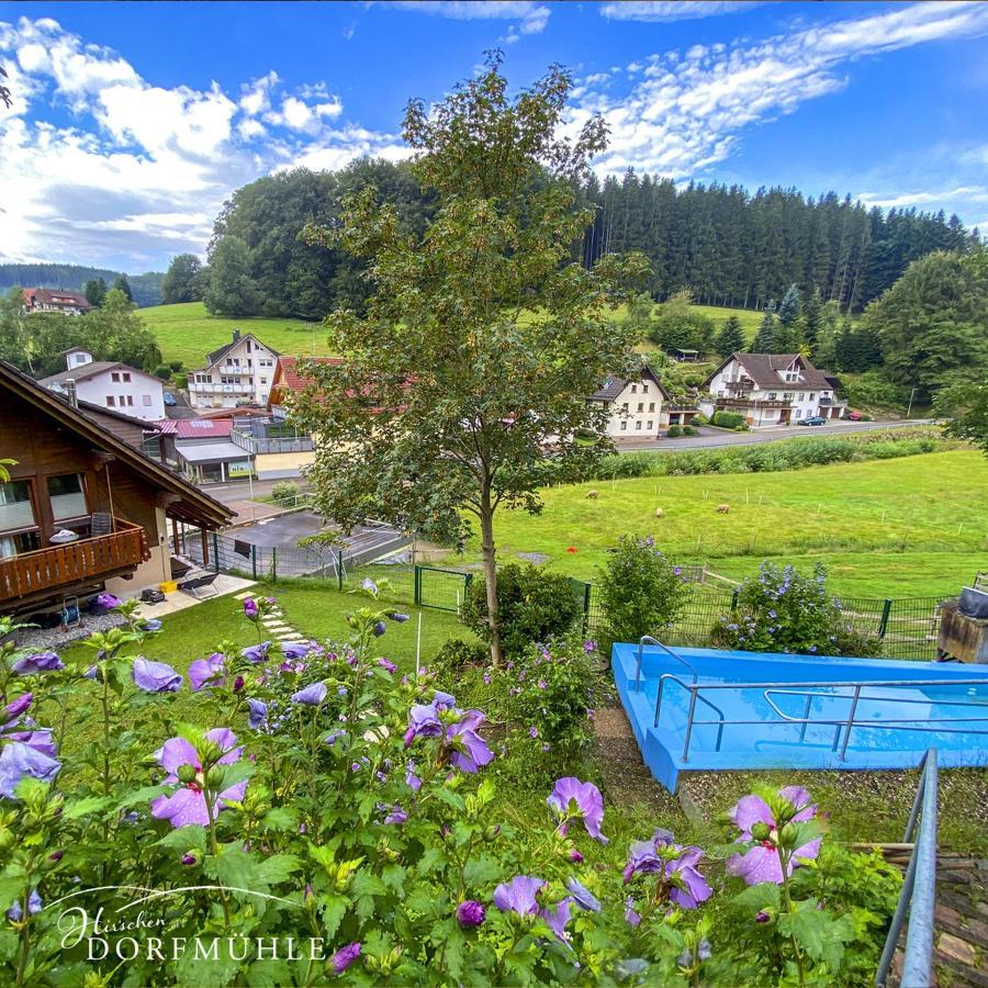 Отель Hirschen-Dorfmuehle Biederbach Экстерьер фото